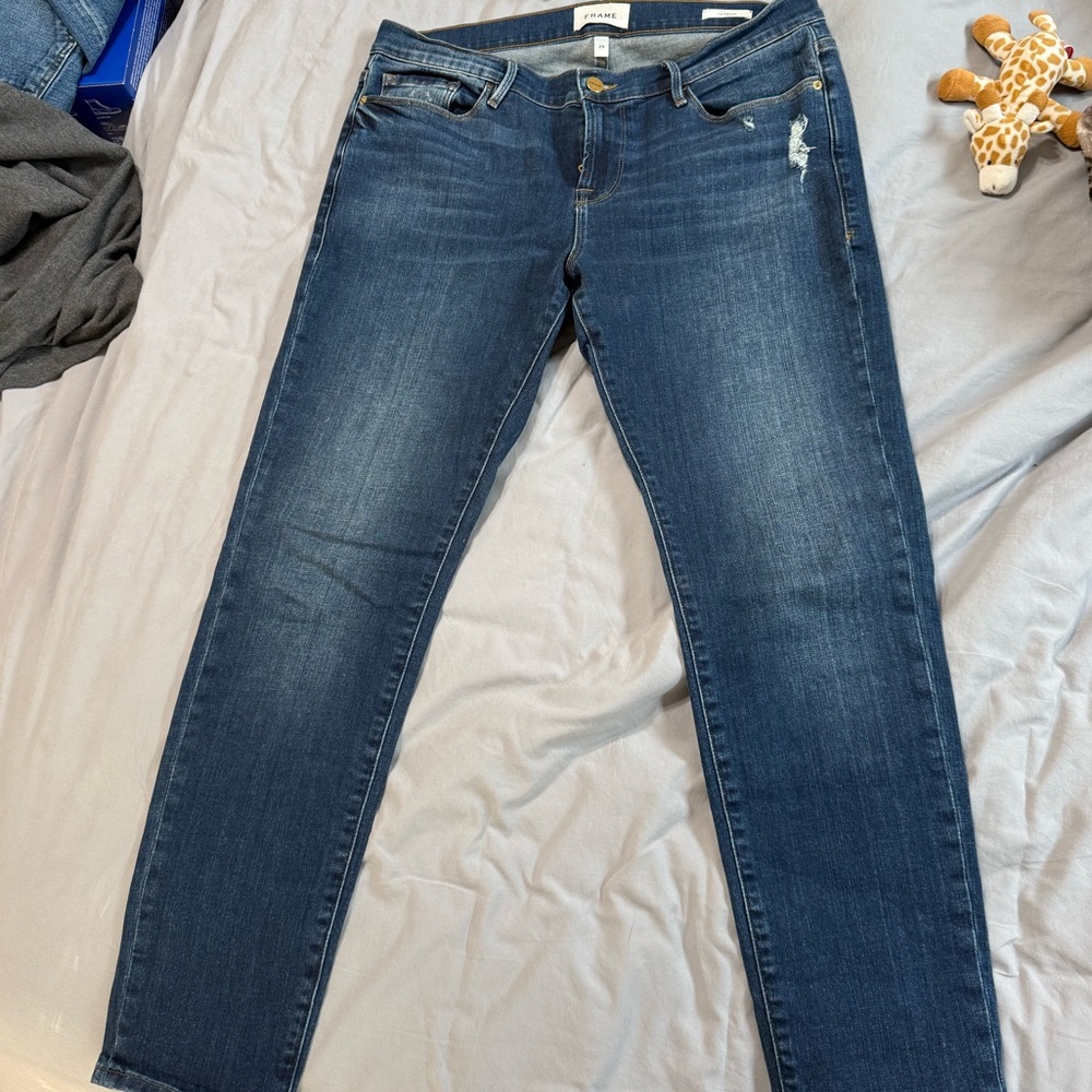 Frame Le garçon dark wash